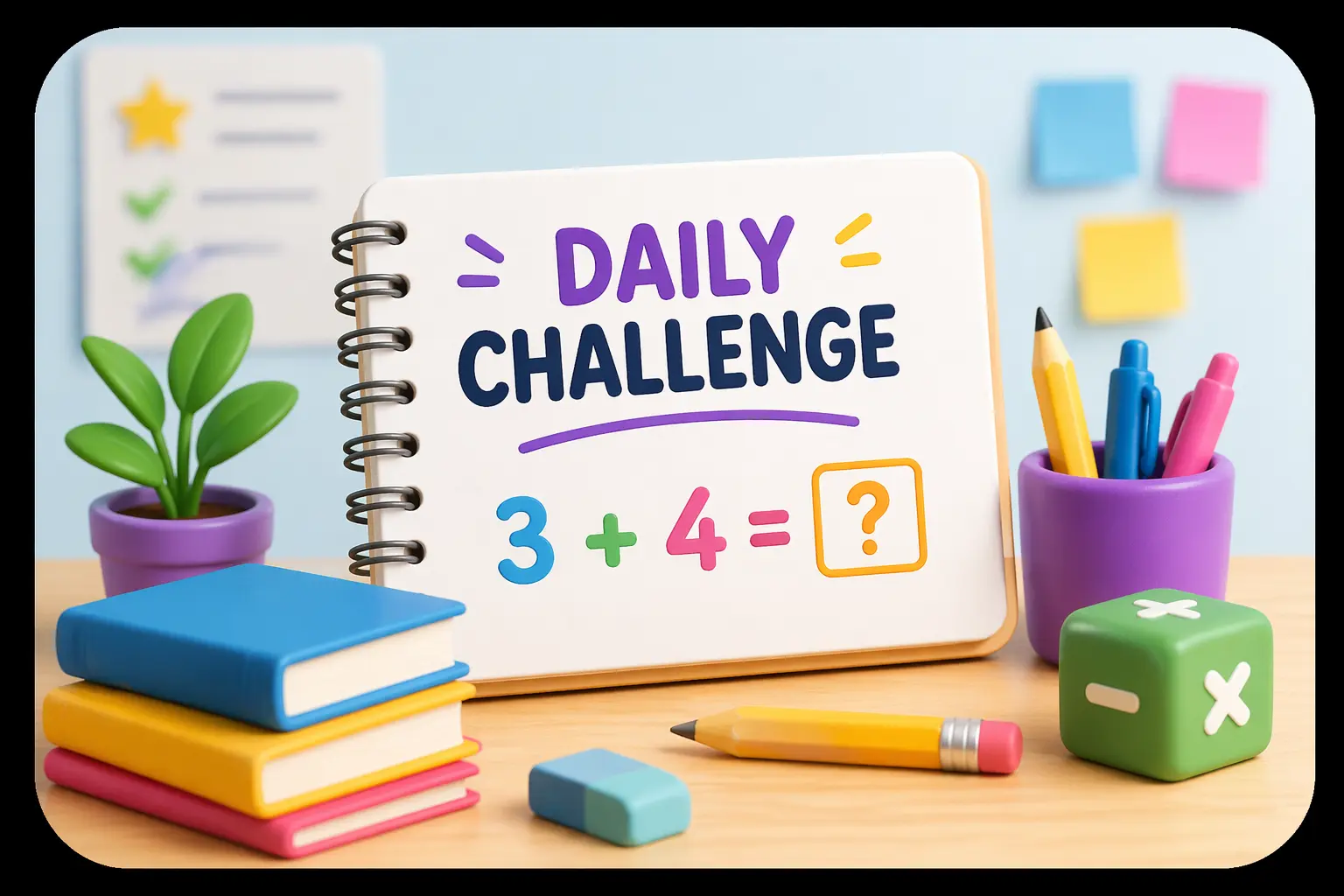 Daily challenge card