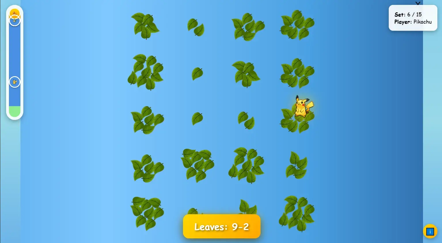 Leaf Sprint - Subtraction Showdown