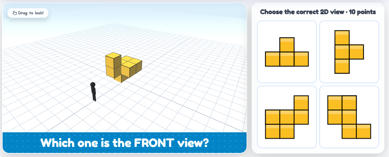 3D Shape View Game