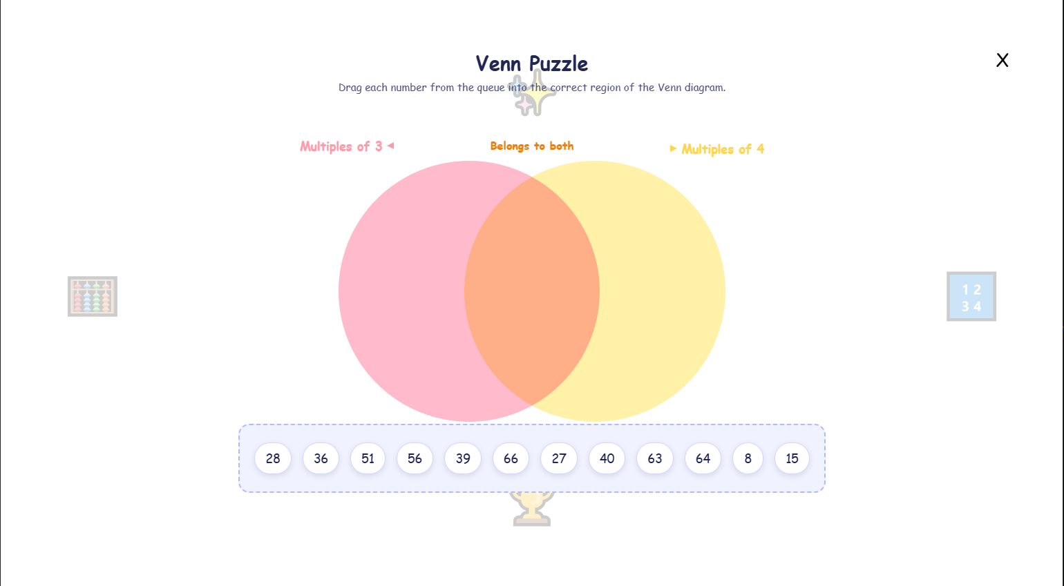questioins in Venn level 2