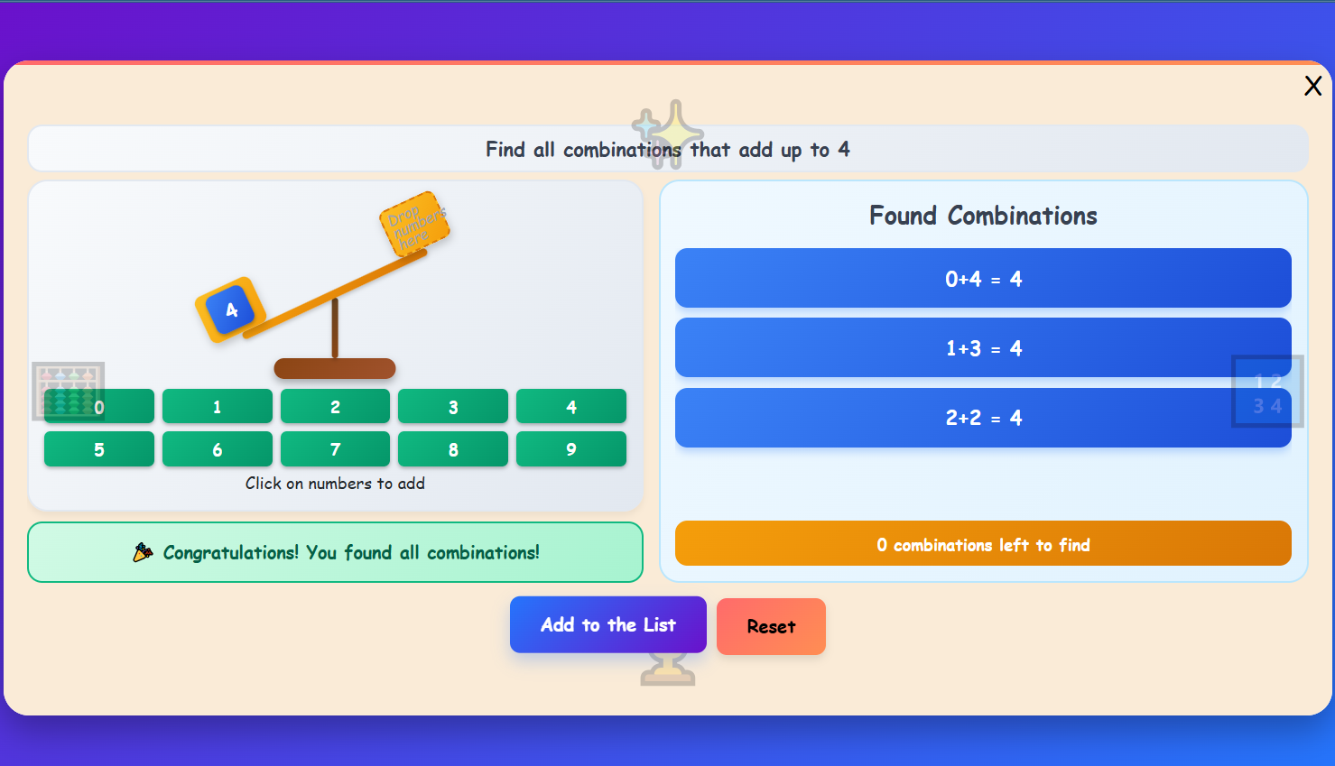 Number Bonds Explorer