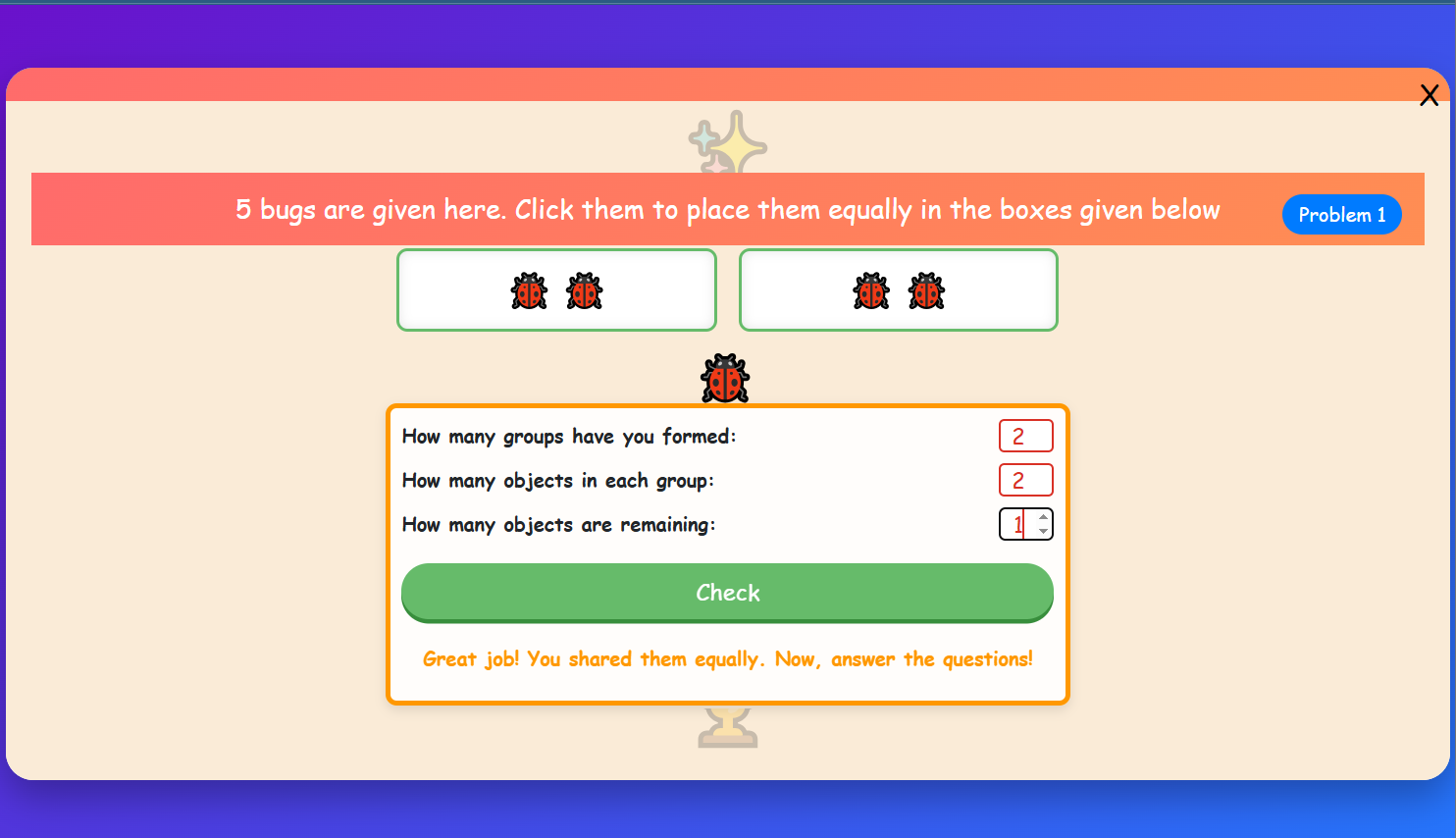Bug Division Challenge