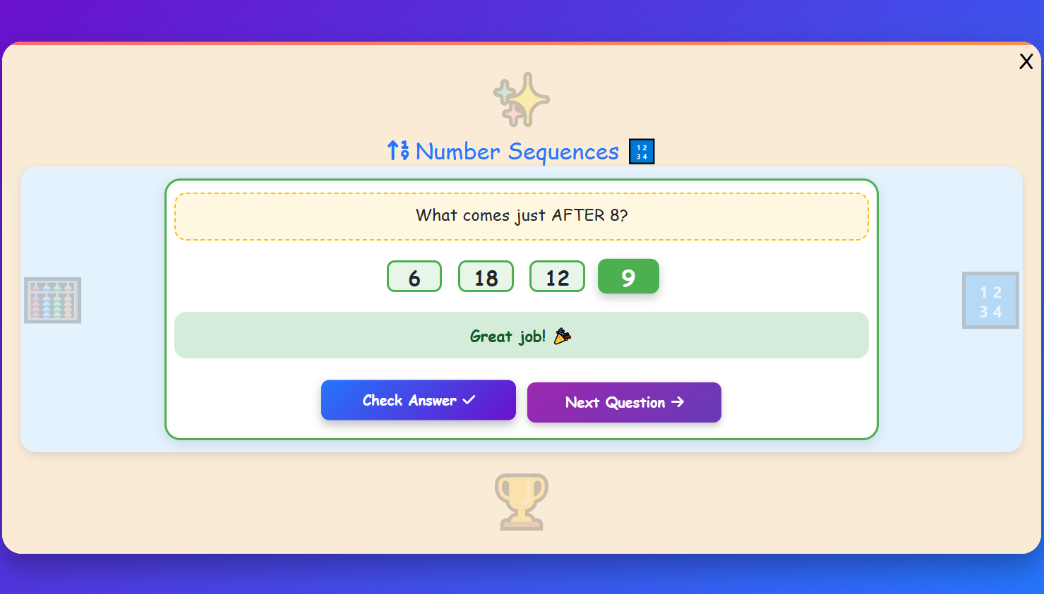 Number Sequences Practice