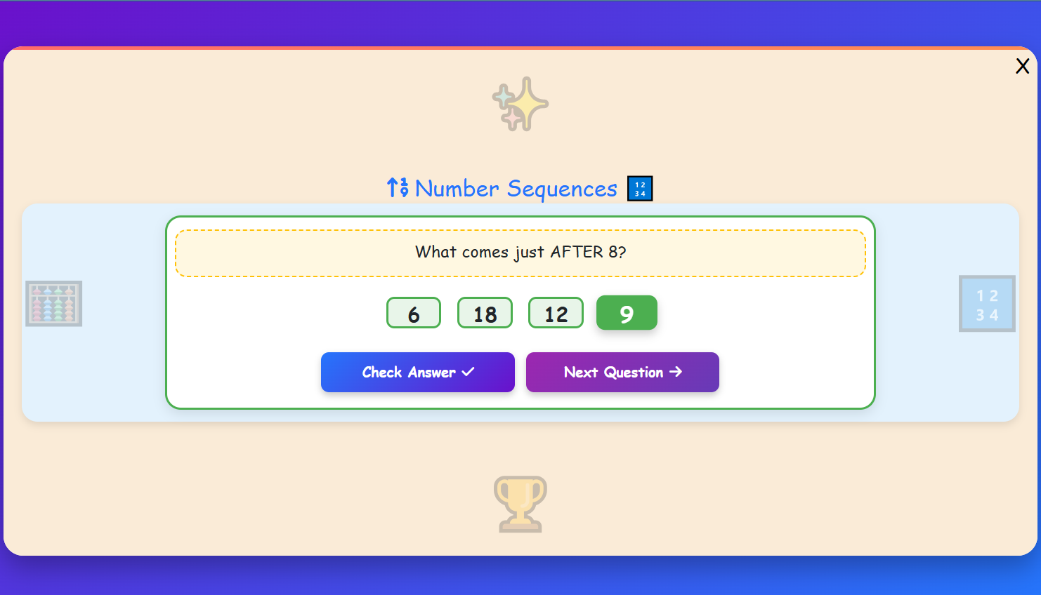 Number Sequences Practice
