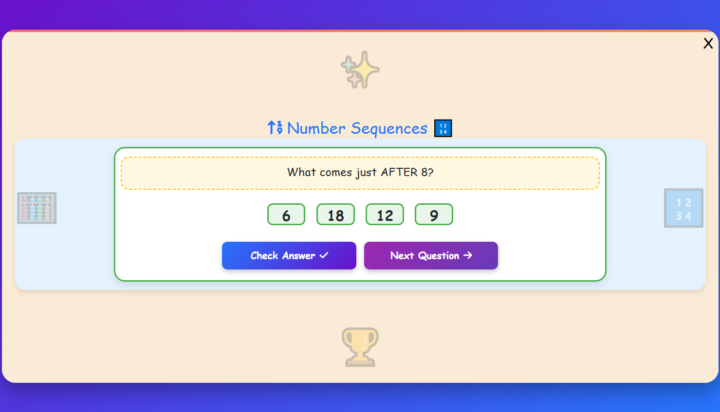Number Sequences Practice