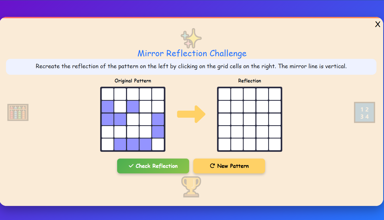 Mirror Reflection Challenge