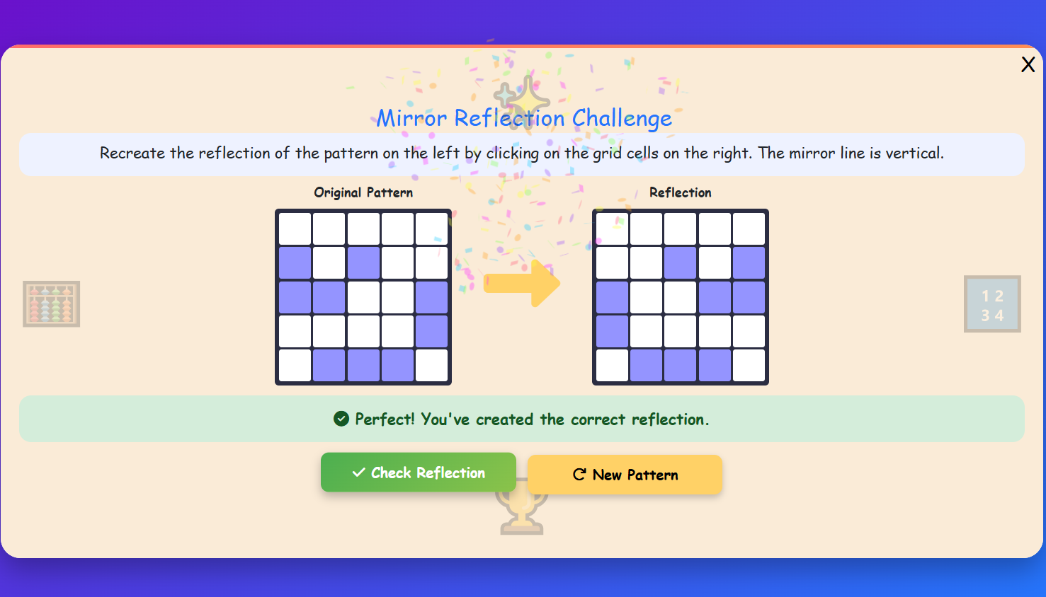 Mirror Reflection Challenge