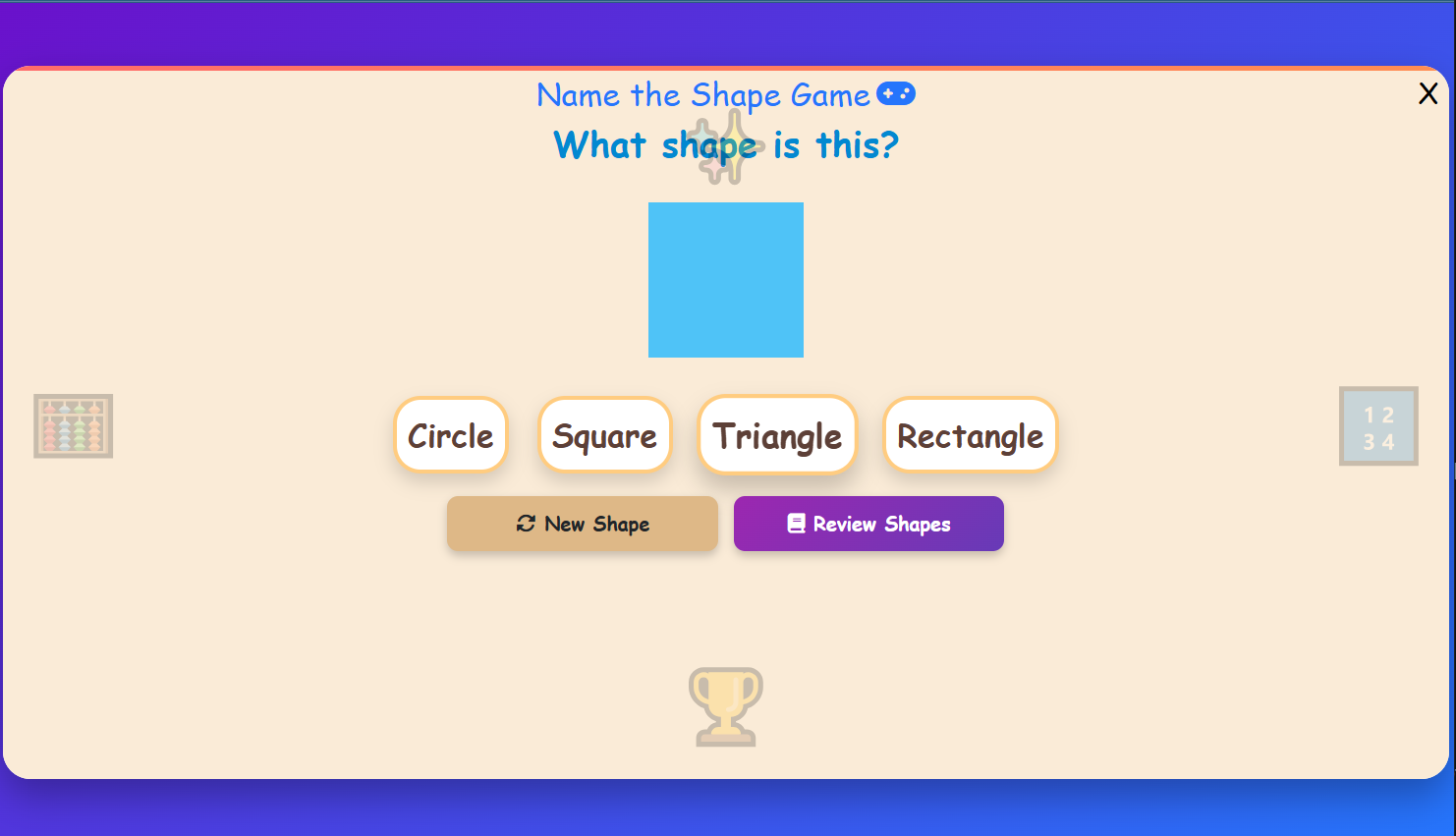 2D Shapes Activity