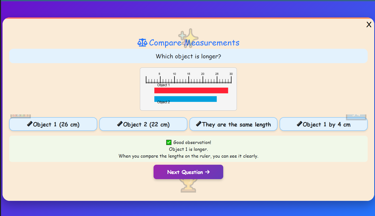 Compare Measurements
