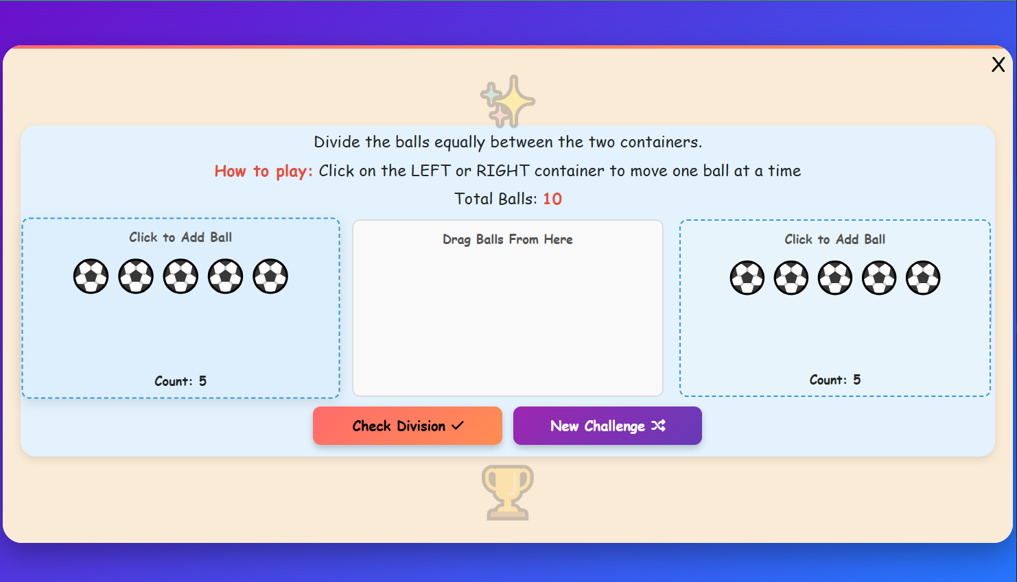 Ball Division Challenge