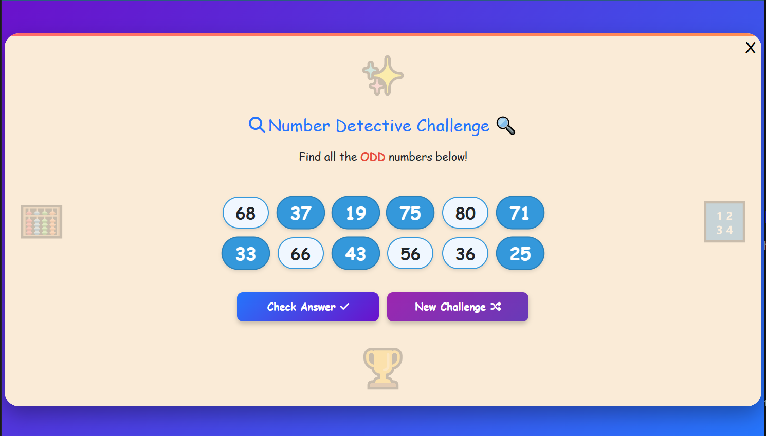 Number Detective Challenge