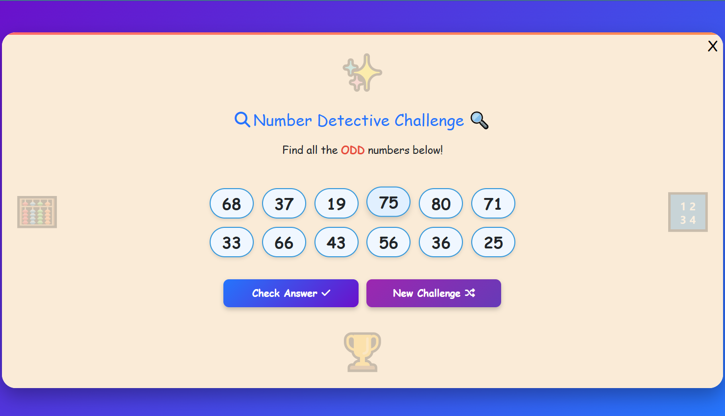 Number Detective Challenge