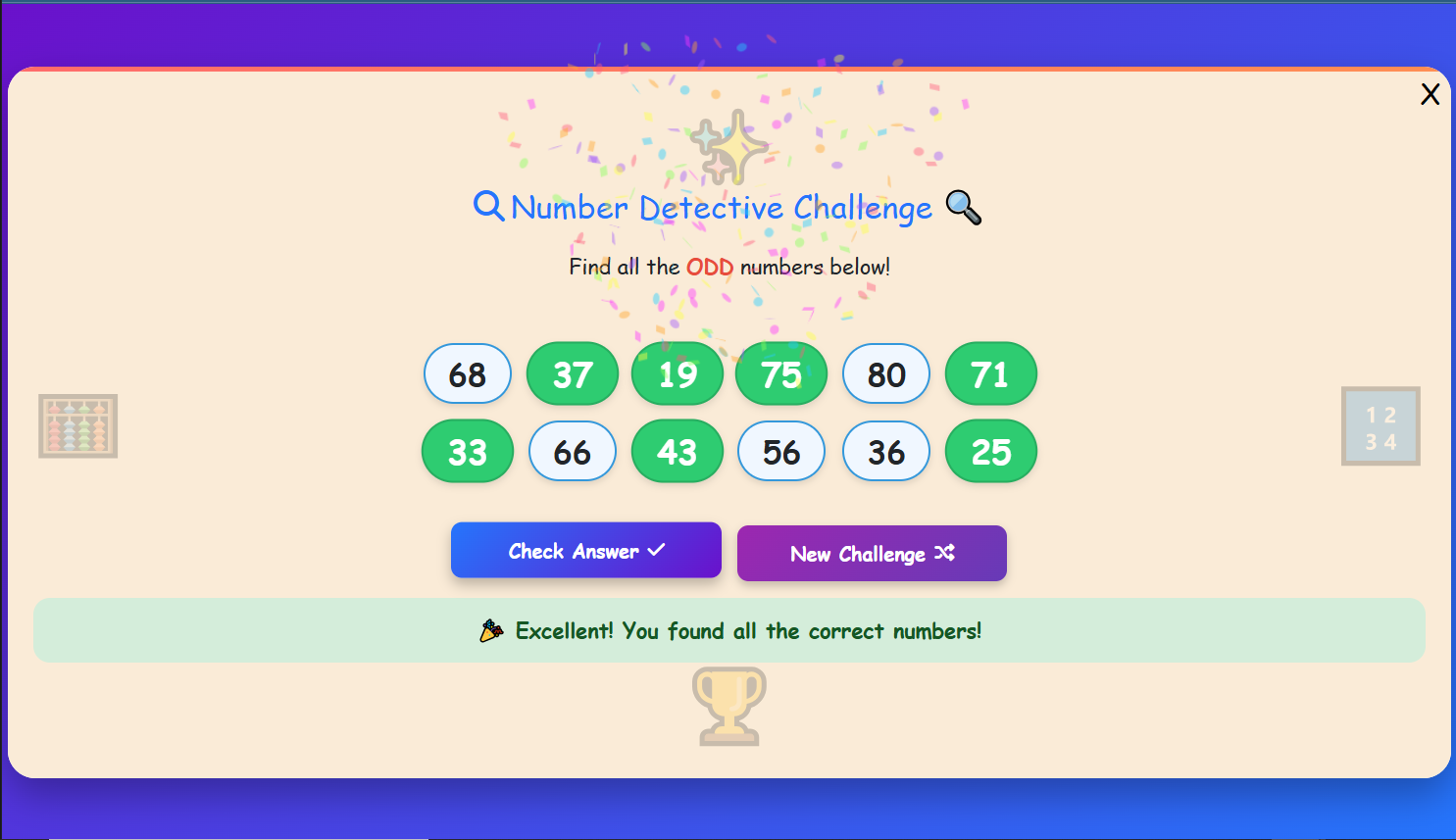 Number Detective Challenge