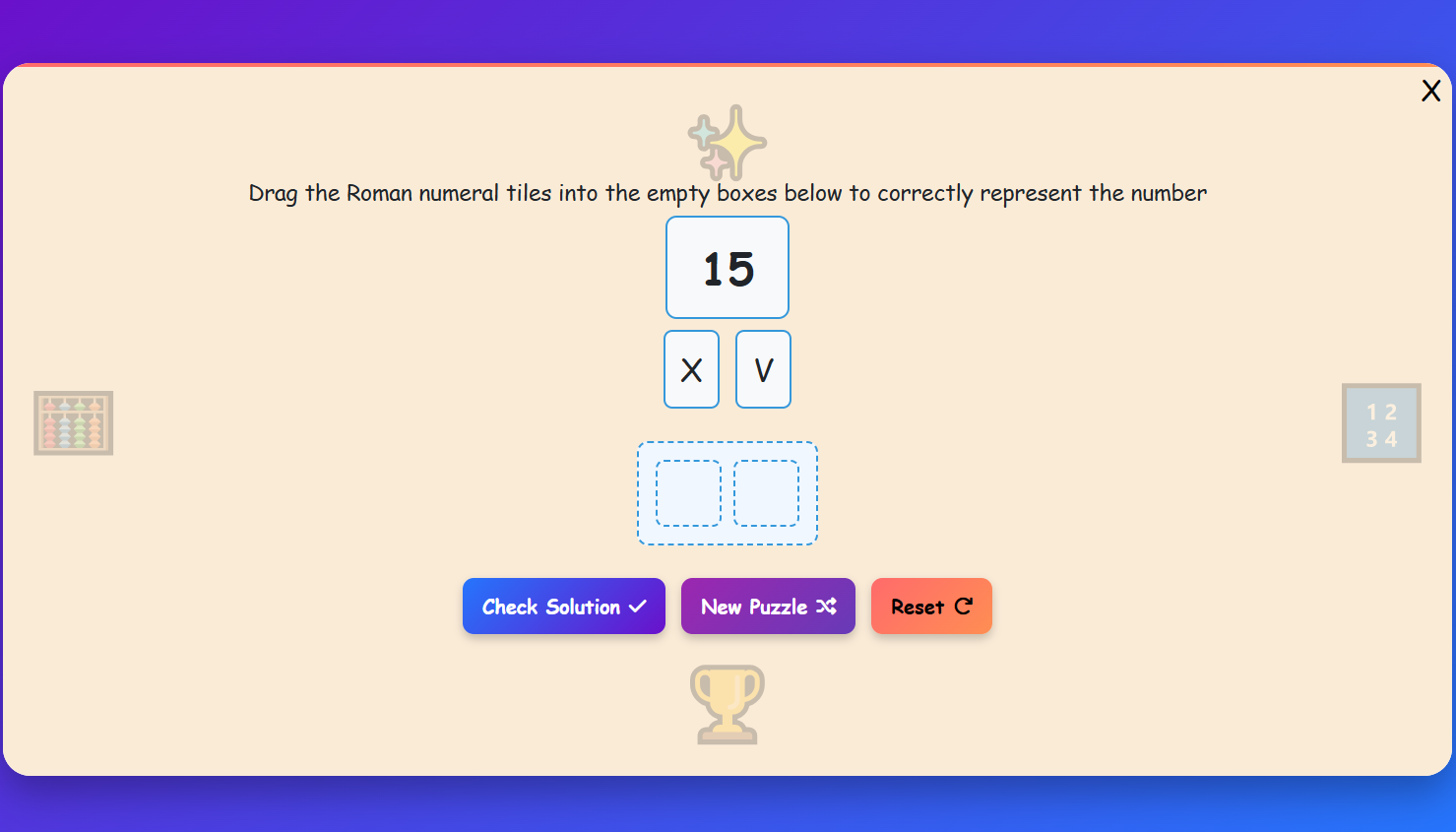 Roman Numerals Puzzle