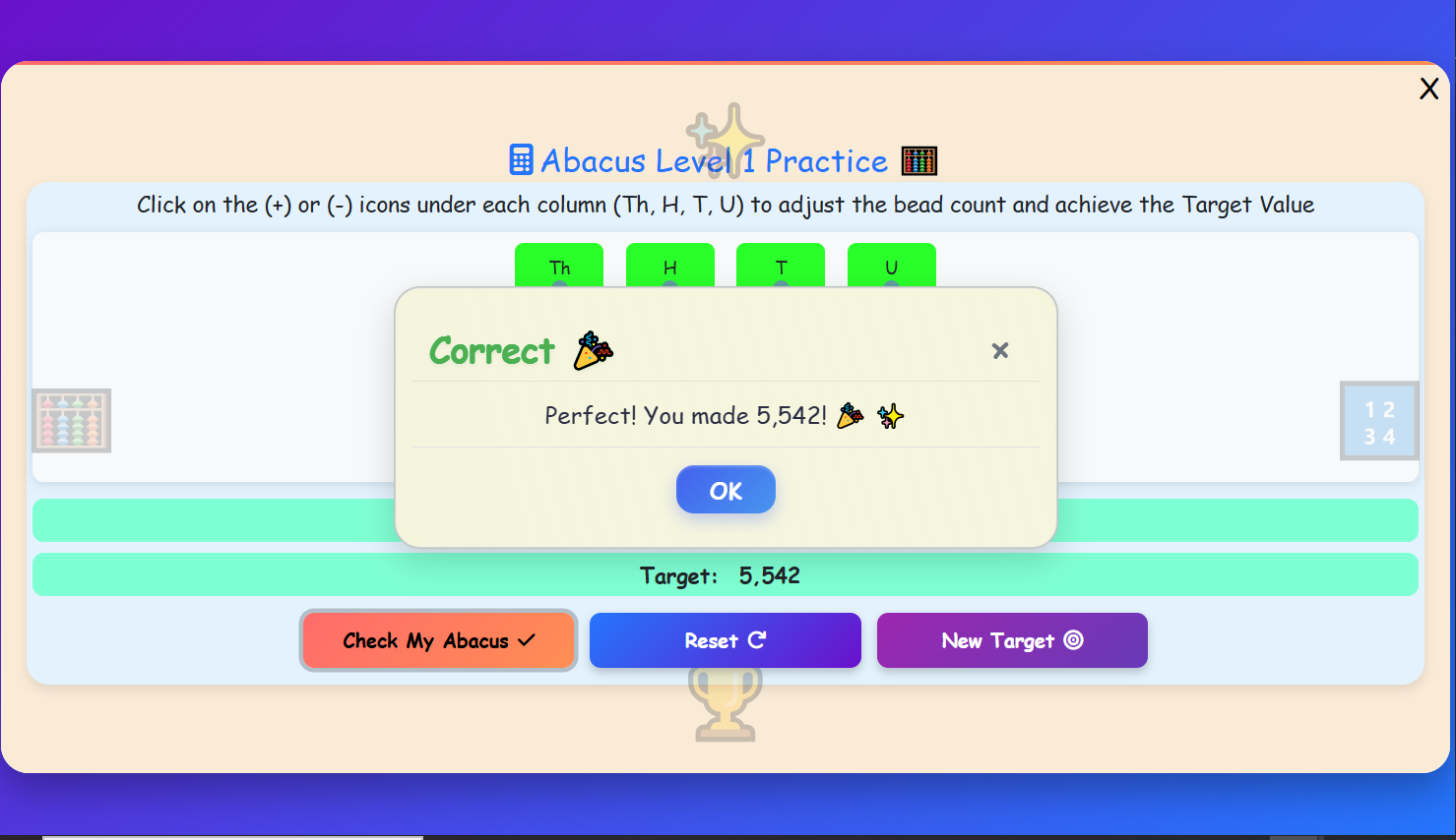 Abacus Level 1 Practice