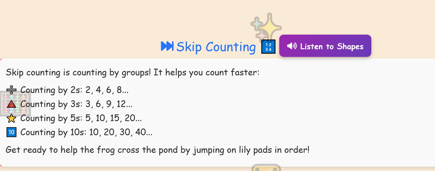 Skip Counting Lesson