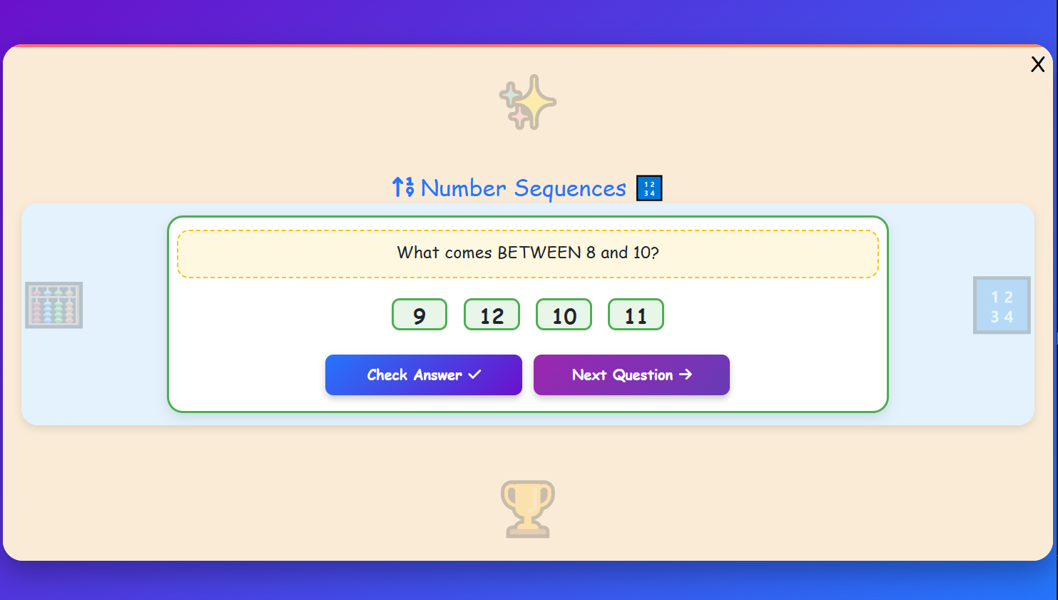 Number Sequences Practice