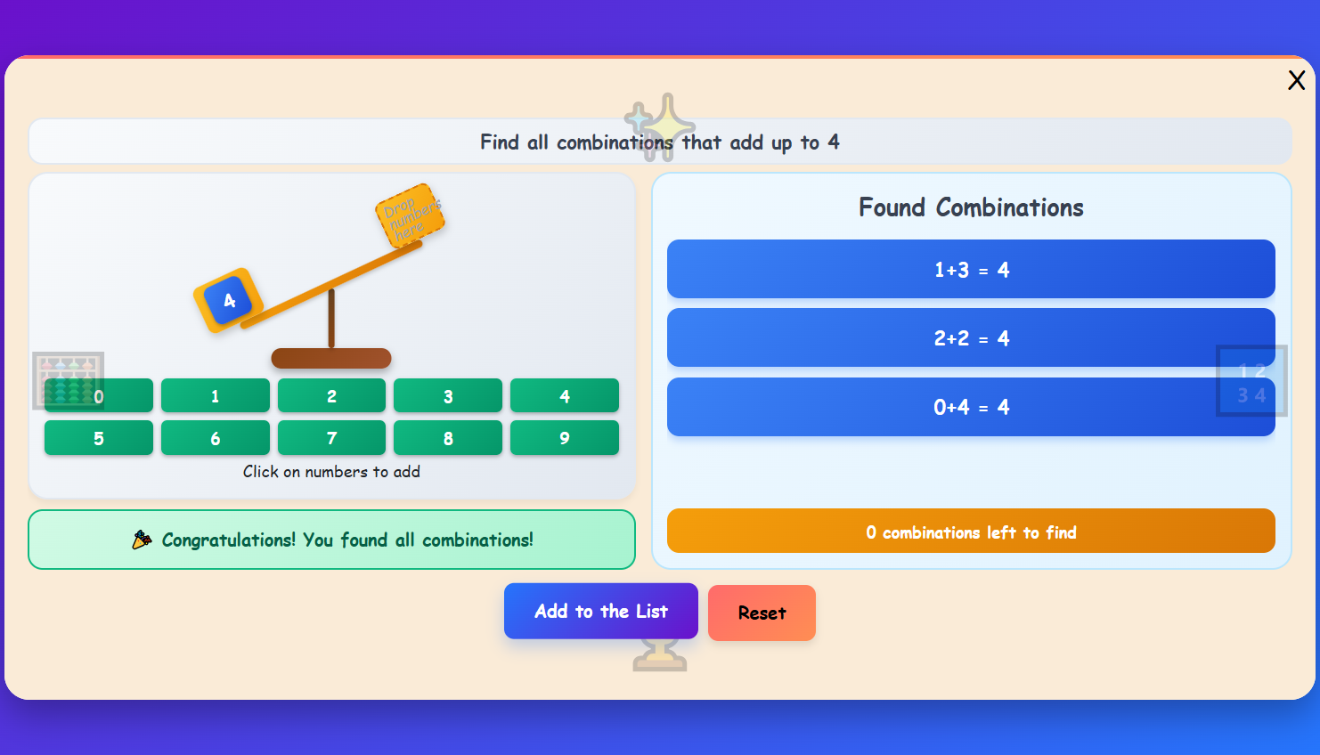 Number Bonds Explorer