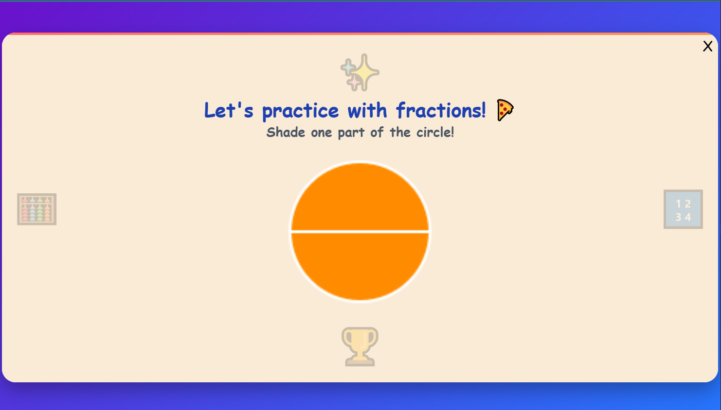 Practice with fractions