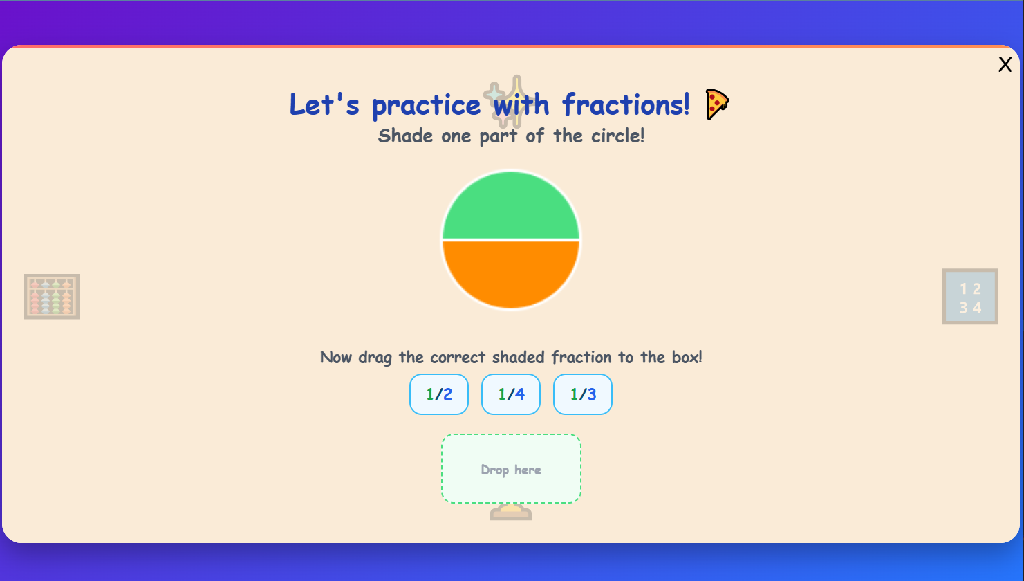 Practice with fractions