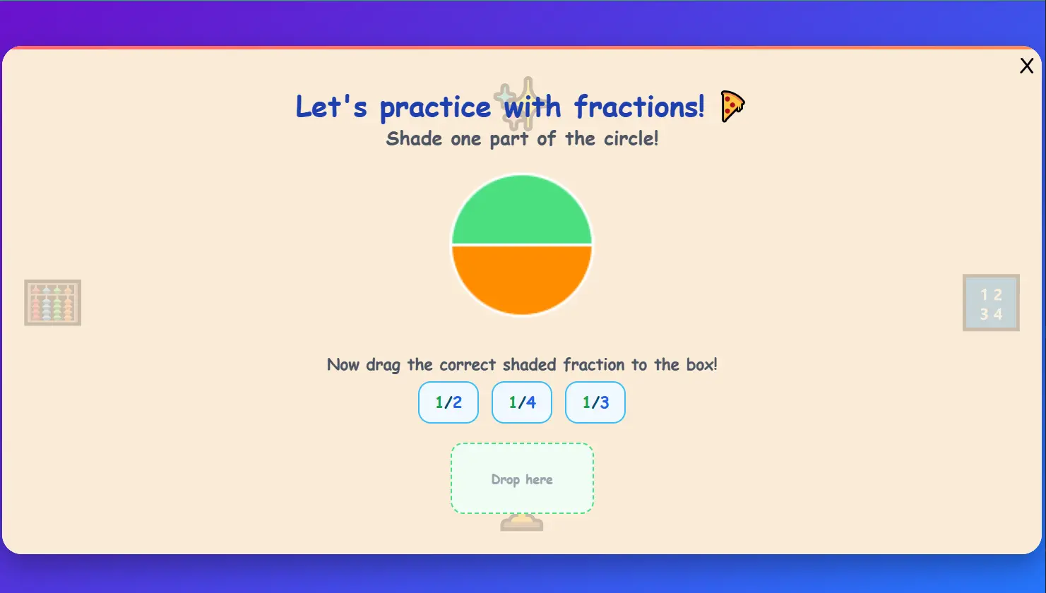 Practice with fractions