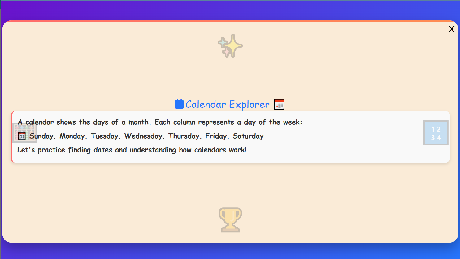 Calendar Explorer