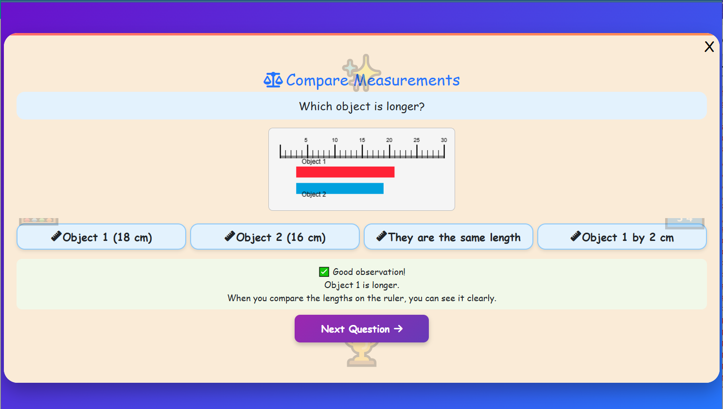 Compare Measurements