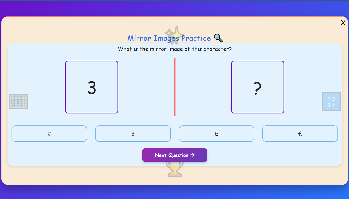 Mirror Images Practice