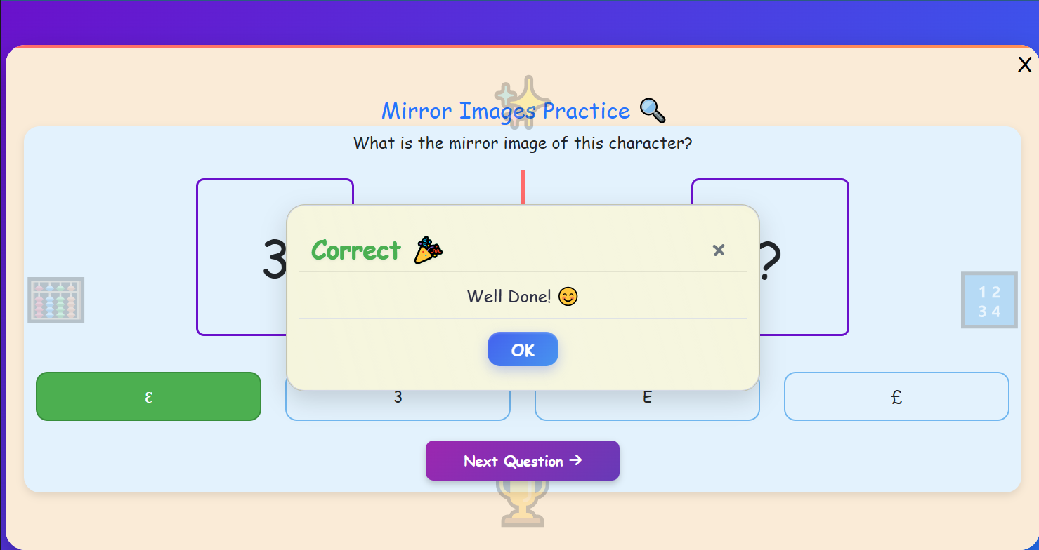 Mirror Images Practice