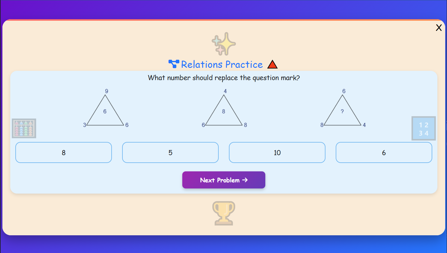 Number Relations Practice