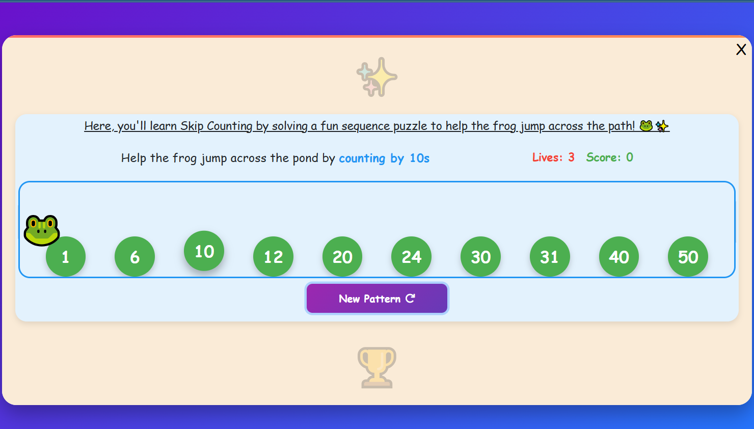 Skip Counting Practice