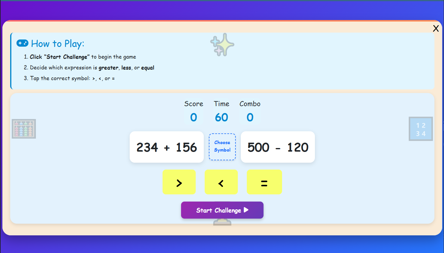 Symbol Challenge Battle