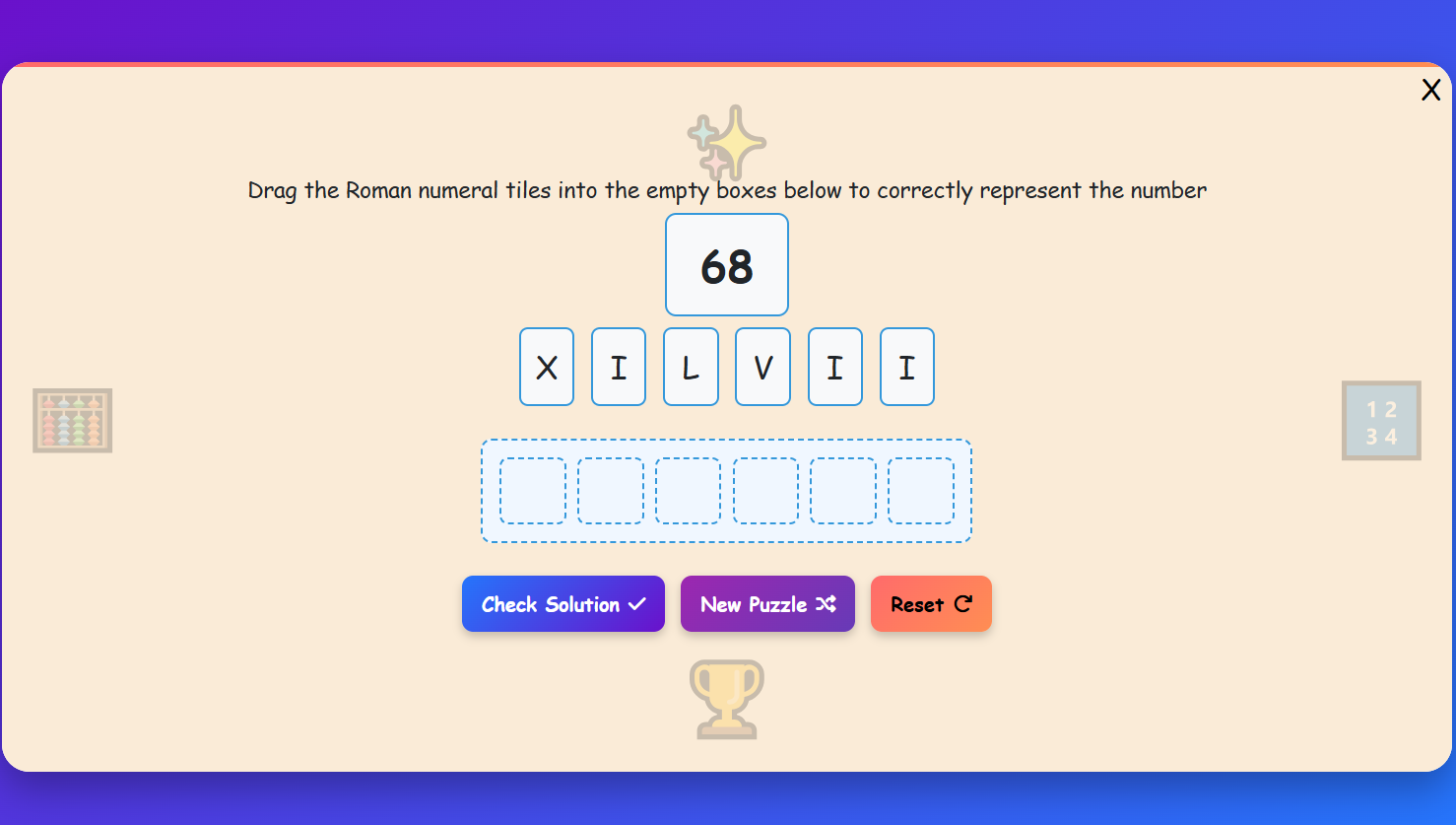 Roman Numerals Puzzle