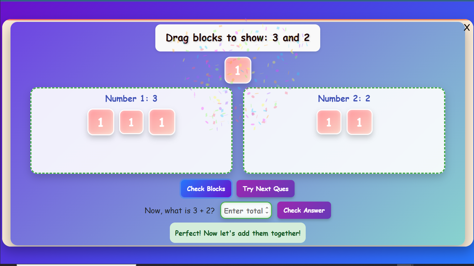 Addition Blocks