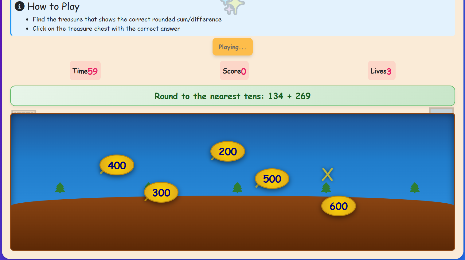 Treasure Hunt Rounding