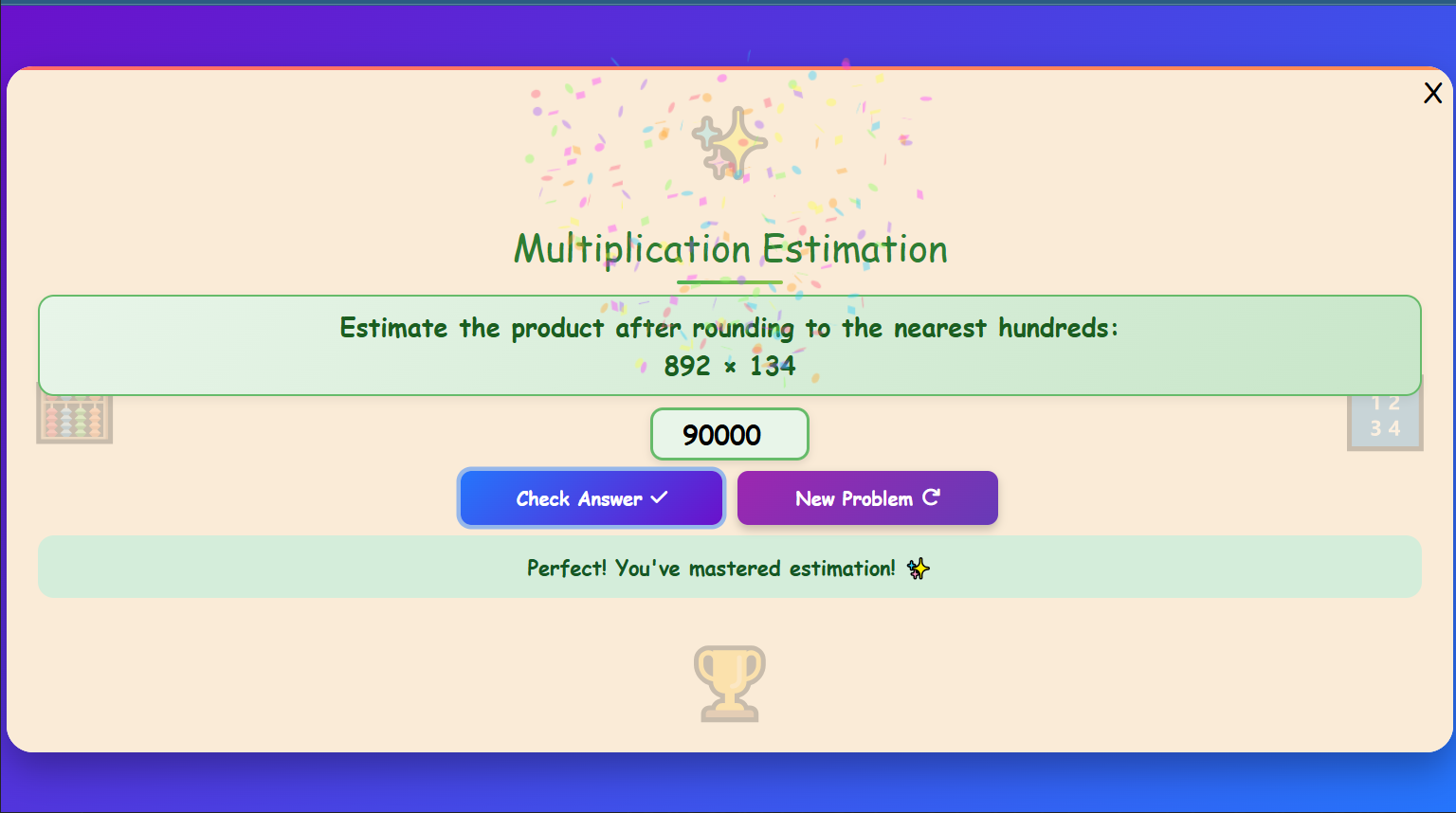 Estimating Products Practice