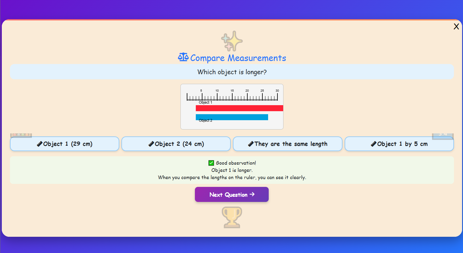 Compare Measurements