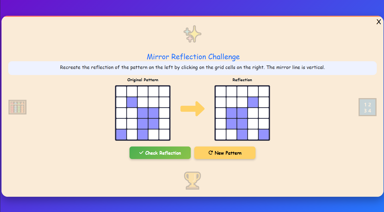 Mirror Reflection Challenge