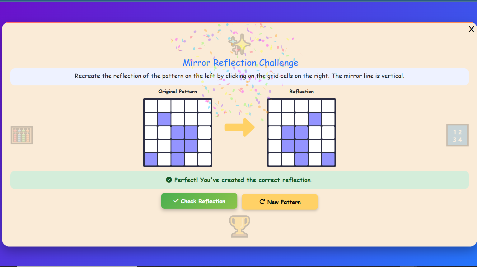 Mirror Reflection Challenge
