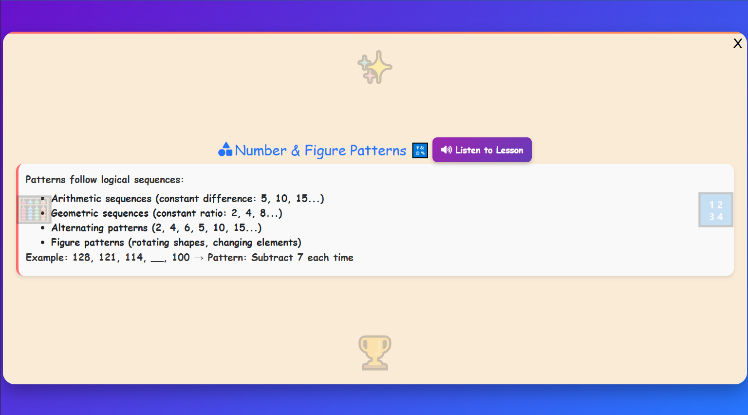 Number & Figure Patterns