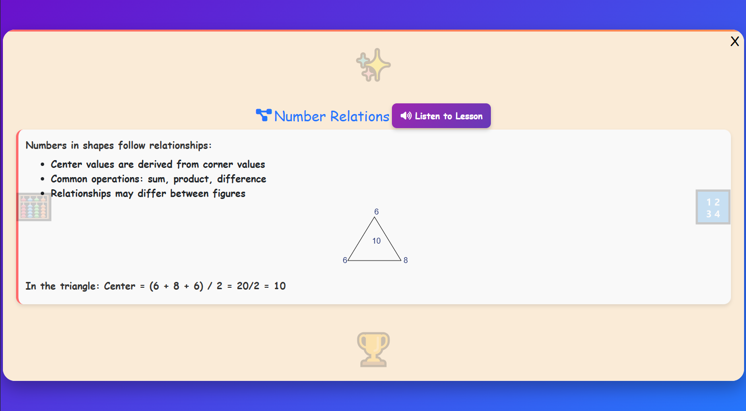 Number Relations Lesson