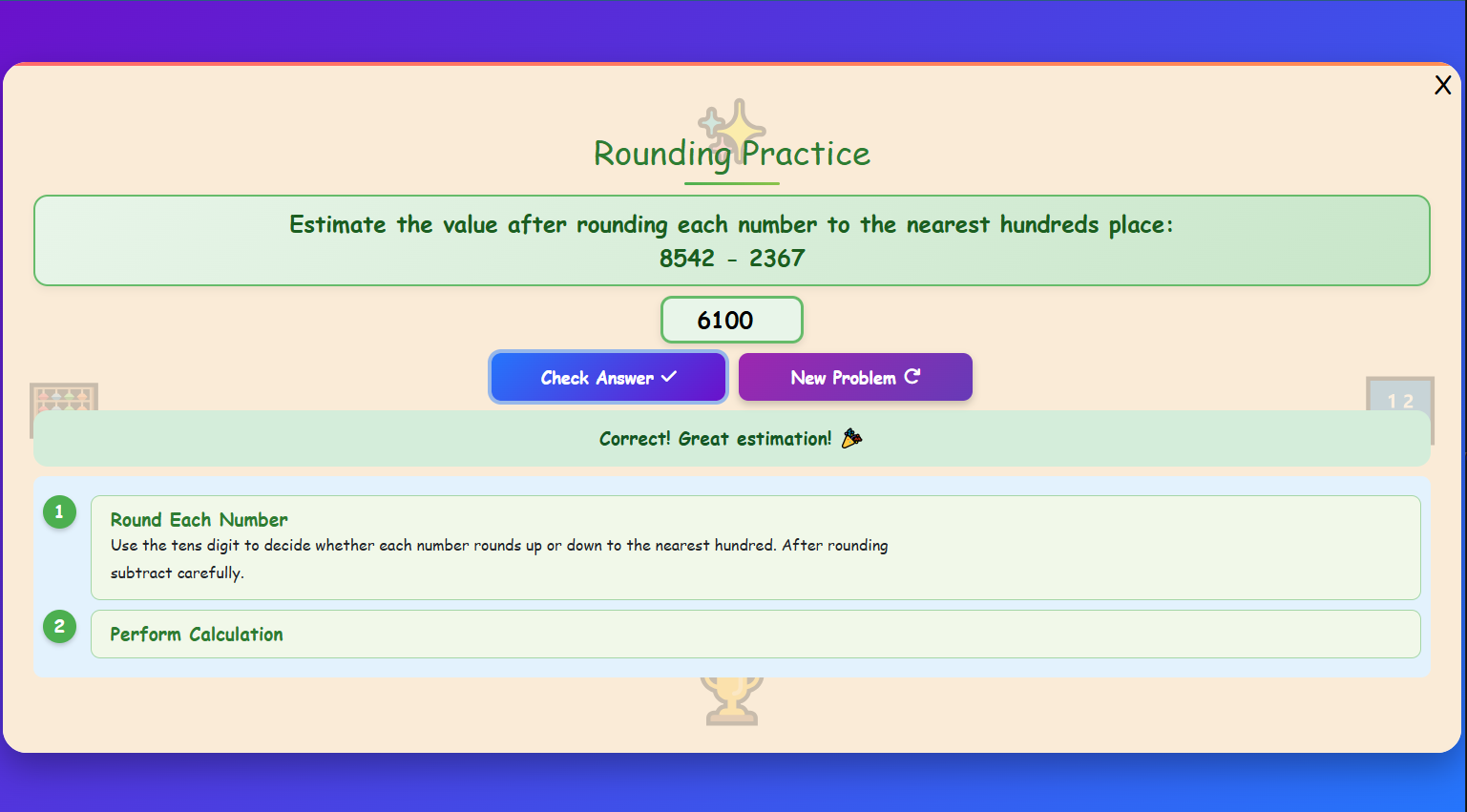 Rounding Practice
