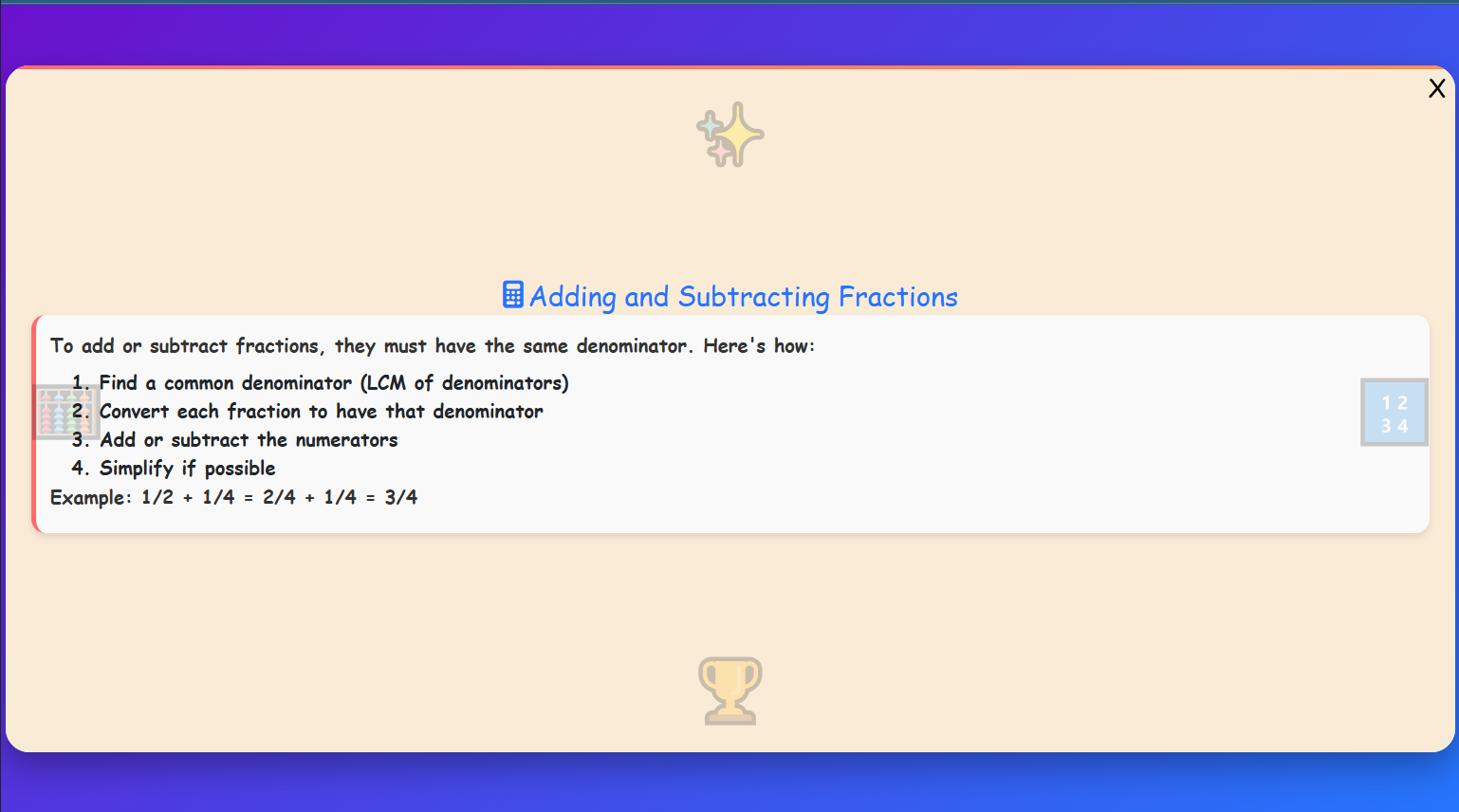 Adding and Subtracting Fractions Lesson