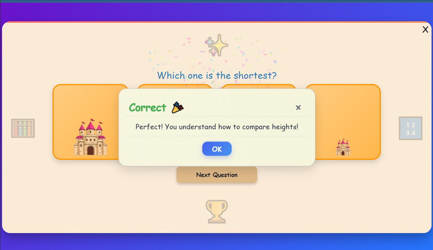 Tall & Short Practice