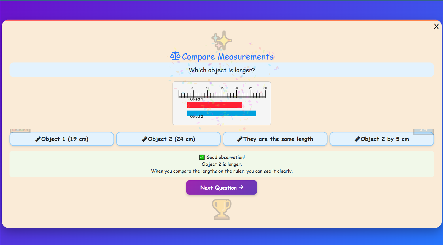 Compare Measurements