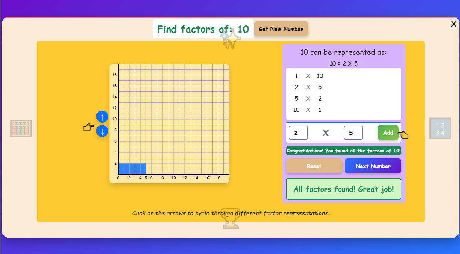 Factorization Area Model