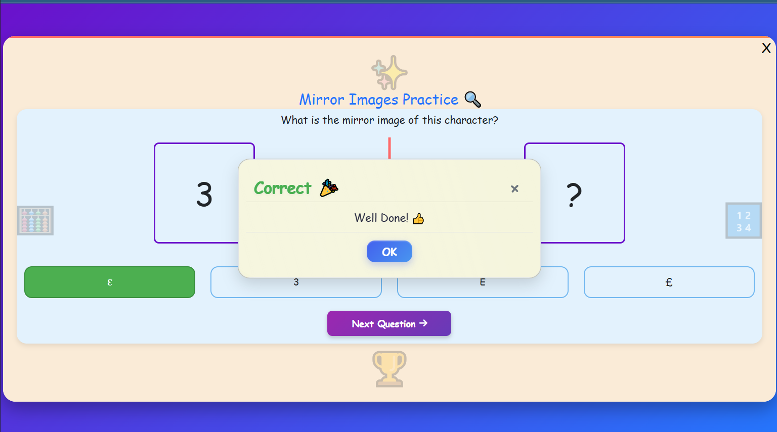 Mirror Images Practice