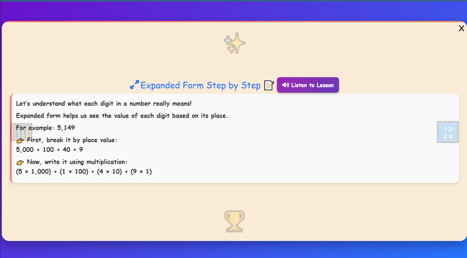Standard and Expanded form Lesson