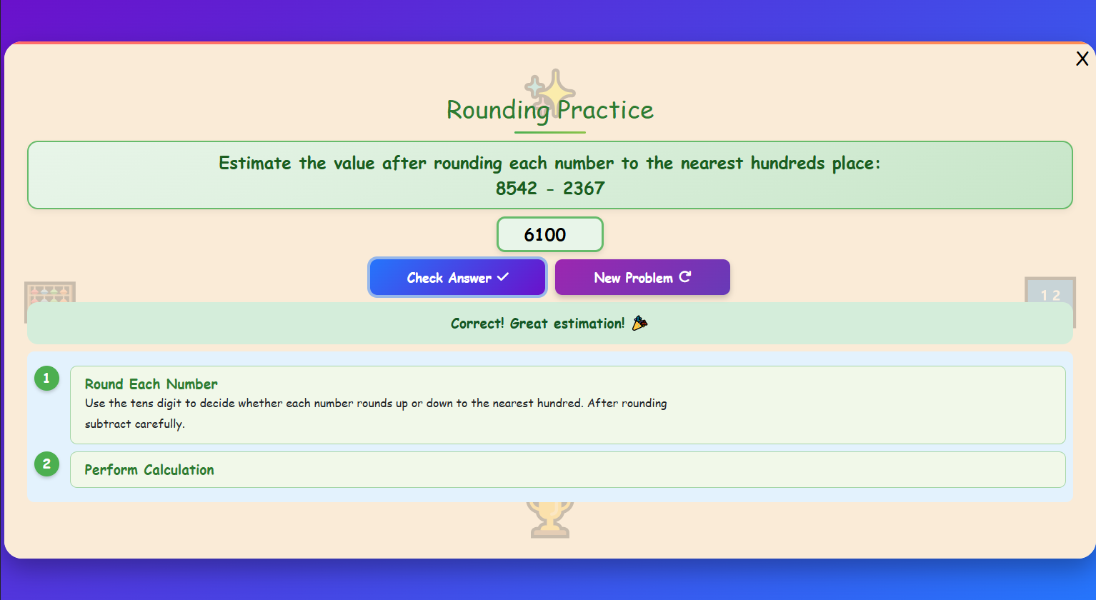 Rounding Practice