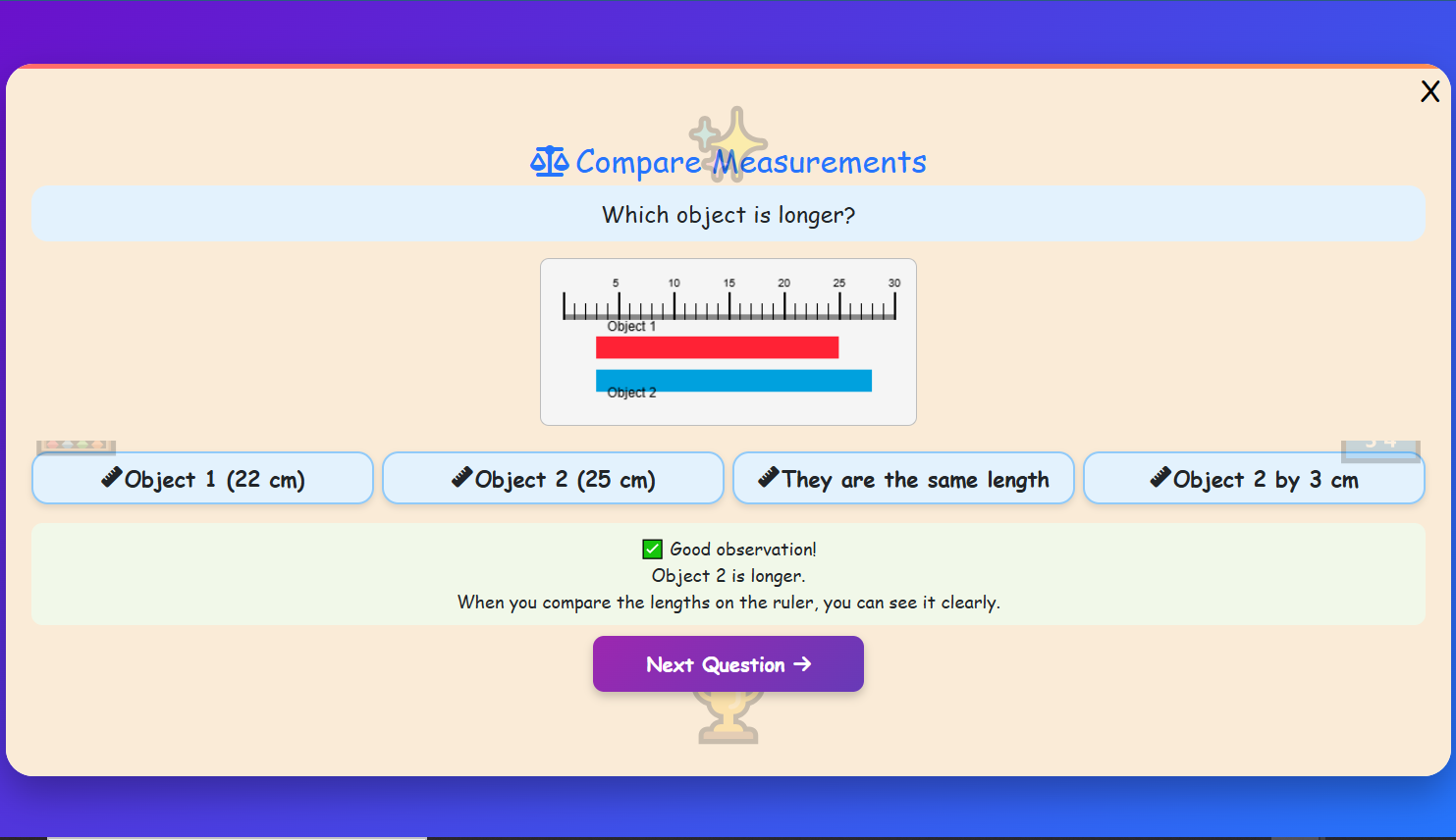 Compare Measurements
